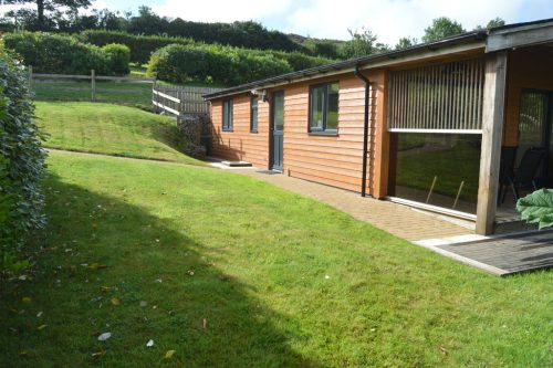 Fishing Holidays in England at Mallard Lodge, Nanpusker Lakeside Lodges, Cornwall. This luxurious lodge overlooks a private fishing lake exclusively for guests staying at this lodge.