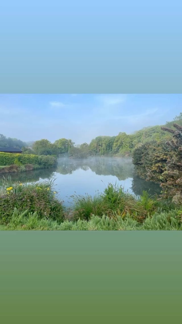 Another glorious start to the day at the lakes.